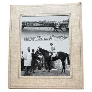 1968 Dermagh Horse Racing Photo Florida Downs VTG Winner Jerry Harrison